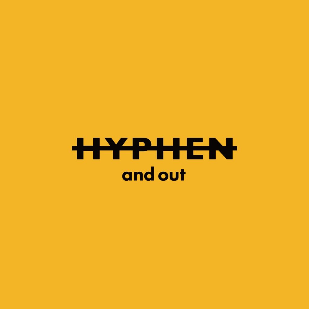 HYPHEN and out ロゴ